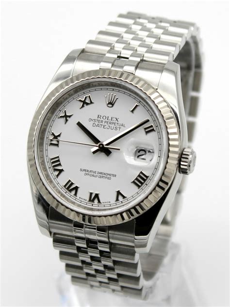 rolex datejust 116234 stainless steel